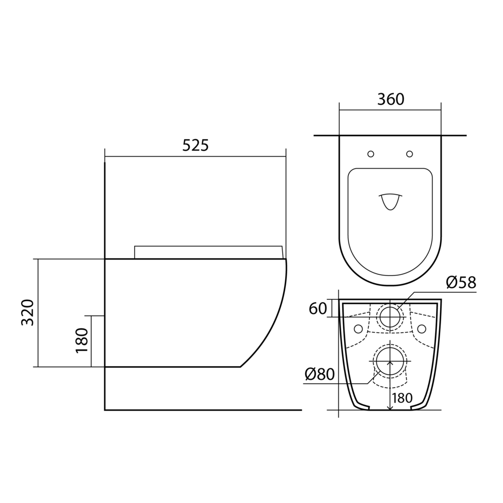 Комплект инсталляции GROHE Solido 38811KF0 с унитазом Aquatek ЕВРОПА AQ1901-MB и сиденьем с микролифтом (NW0260)
