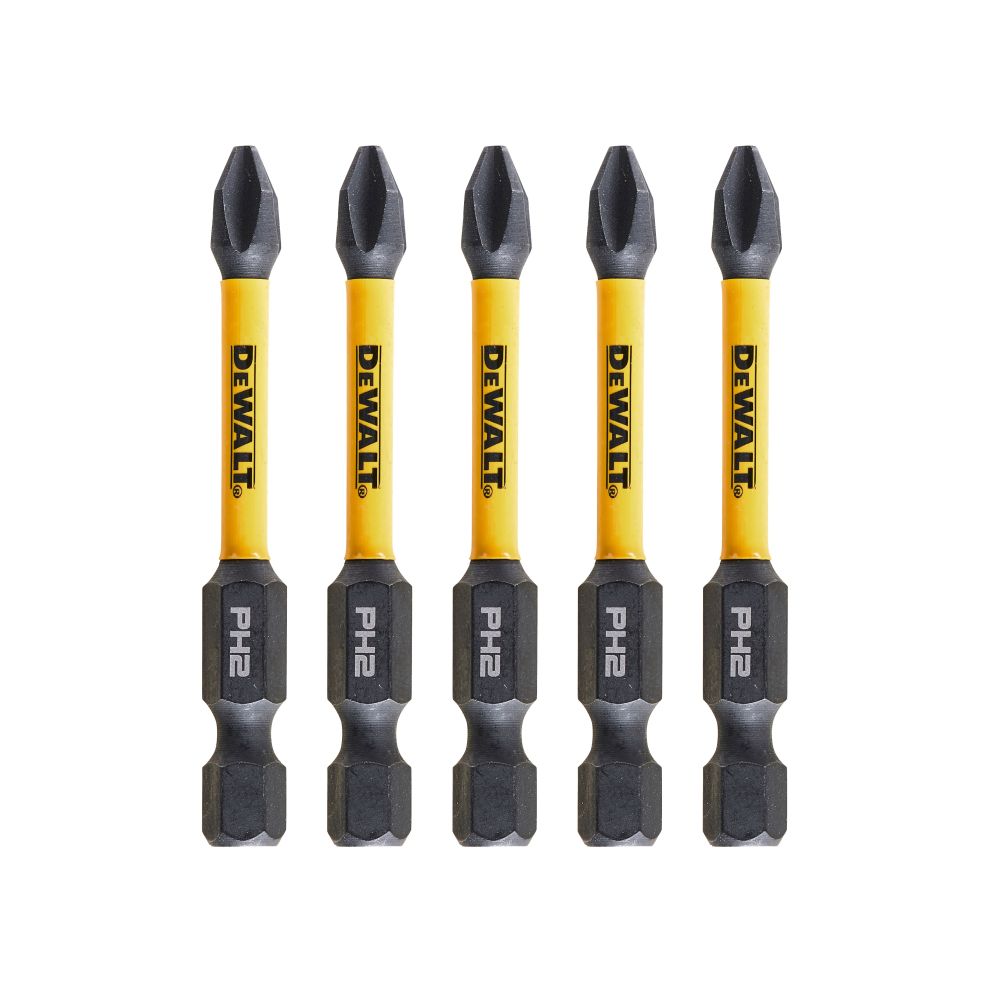 Бита DEWALT PH2, 57 мм HEX, 5 шт. (DT7998T-QZ)