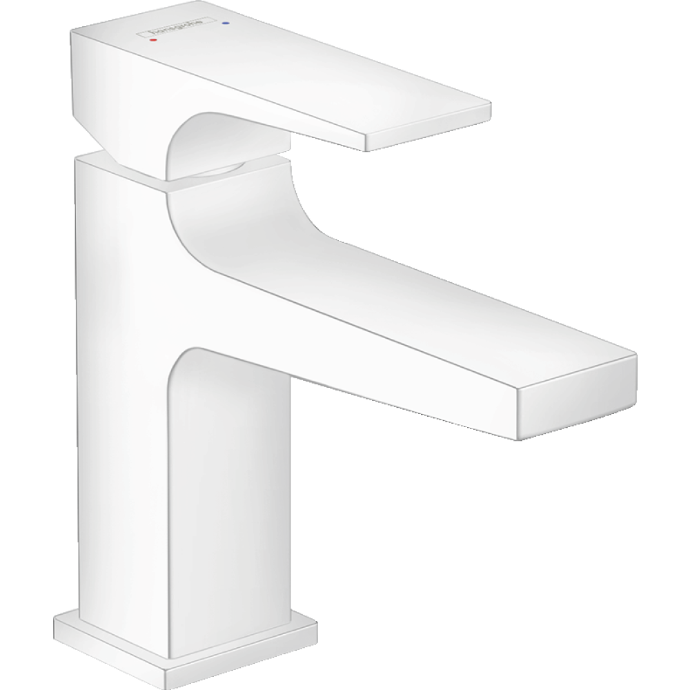 Смеситель для раковины hansgrohe Metropol 100 32500700, матовый белый 