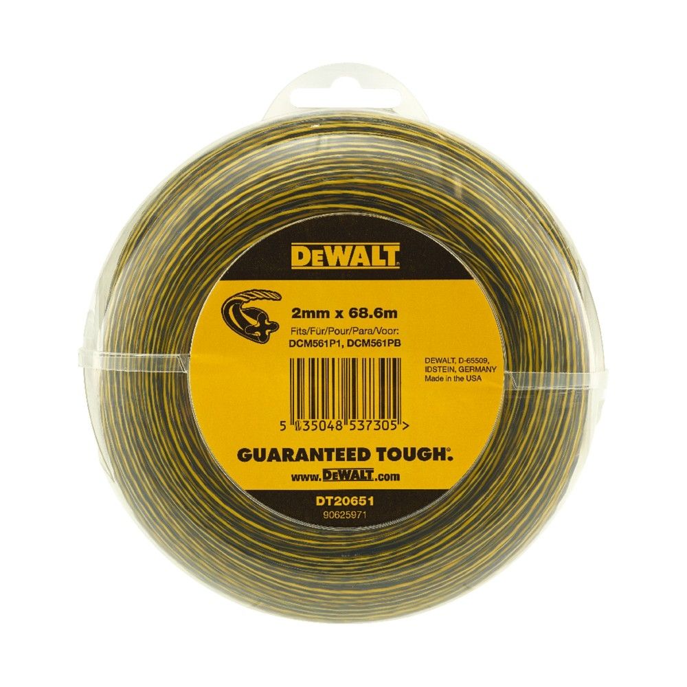 Леска профессиональная DEWALT DT20651 68,6 м 2 мм