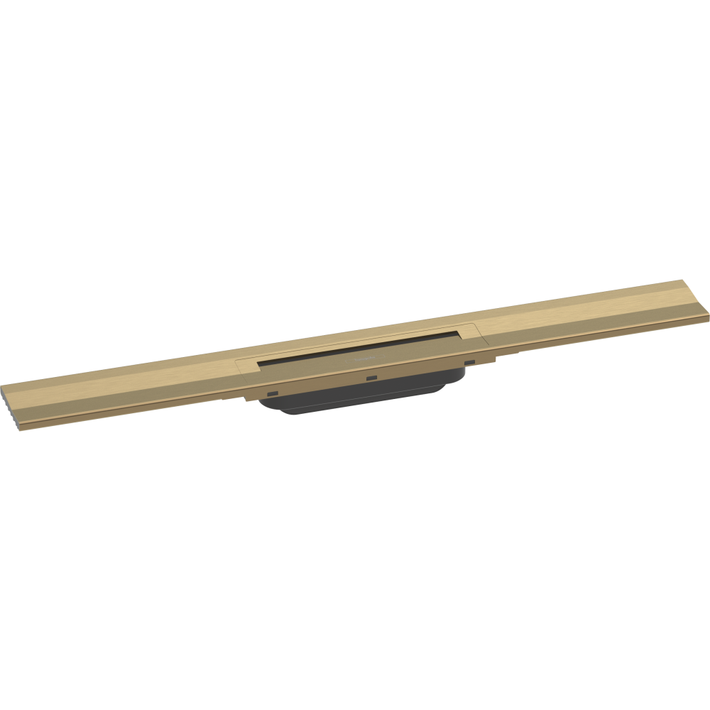 Внешняя часть трапа для душа hansgrohe RainDrain Flex, 70 см, укорачиваемая 56050140, шлифованная бронза