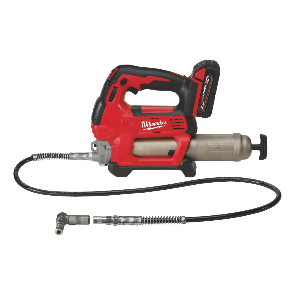 Аккумуляторный смазочный пистолет Milwaukee M18 GG-201C, c АКБ 2 Ач и ЗУ, в кейсе, 4933440490