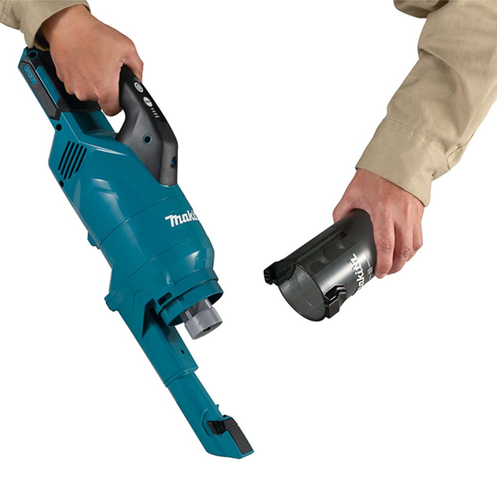 Аккумуляторный пылесос Makita CL003GZ, 40 В, 0.25 л, без АКБ и ЗУ