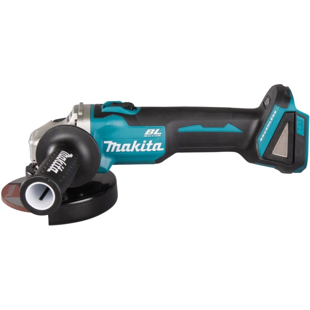 Аккумуляторная угловая шлифмашина Makita DGA506, 18 В, 125 мм, 8500 об/мин, с АКБ 3 Ач и ЗУ (DGA506P1Z)