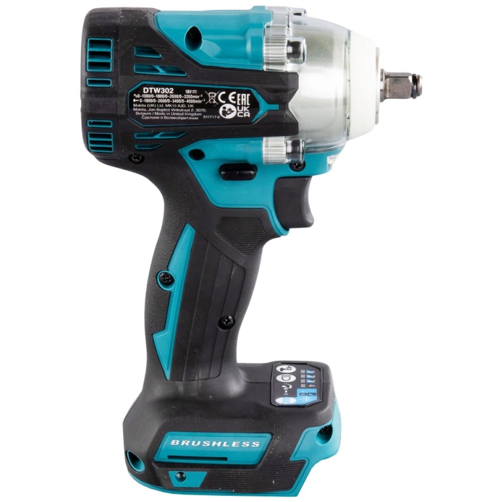 Аккумуляторный ударный гайковерт Makita DTW302RTJ, 18 В, 500 Нм, 4000 уд/мин, с 2 АКБ 5 Ач и ЗУ, в кейсе MakPac