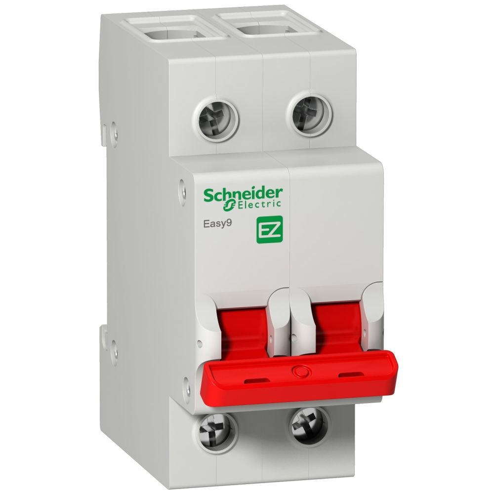 Выключатель нагрузки (модульный рубильник) 2П 63А 400В  Easy9 Schneider Electric EZ9S16263