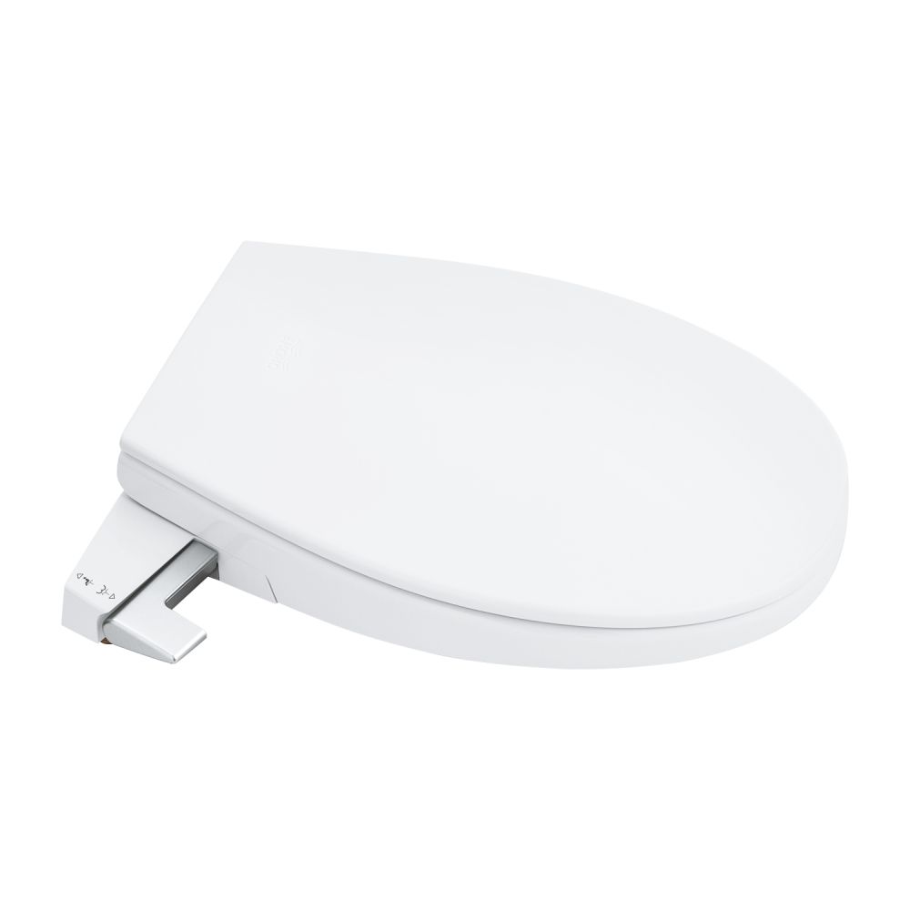 Сиденье-биде для унитаза GROHE Bau Ceramic, ручное управление, альпин-белый (39648SH0)