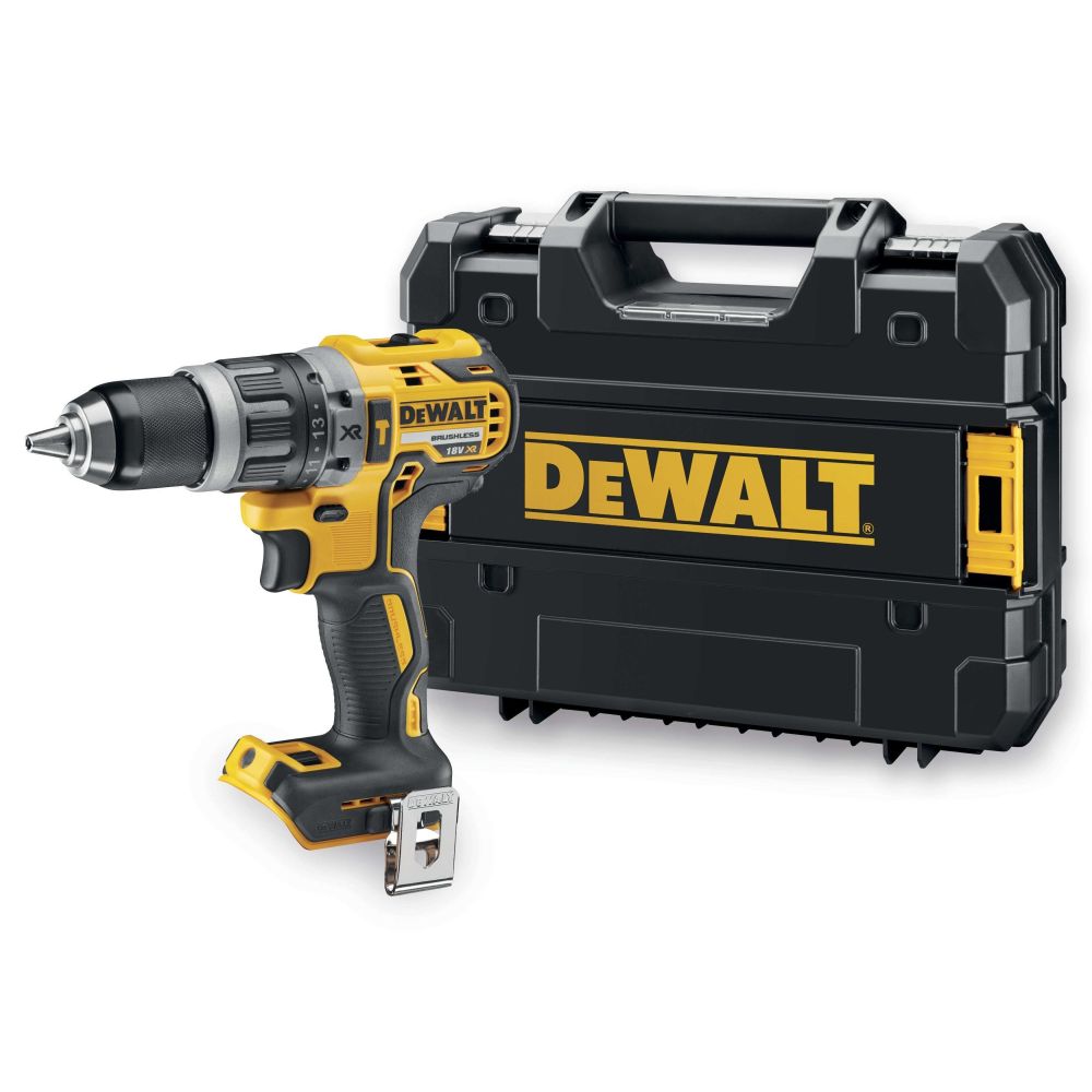 Ударная дрель-шуруповерт DEWALT DCD796NT, 18 В, 2000 об/мин, 34000 уд/мин, без АКБ и ЗУ, в кейсе TSTAK (DCD796NT-XJ)