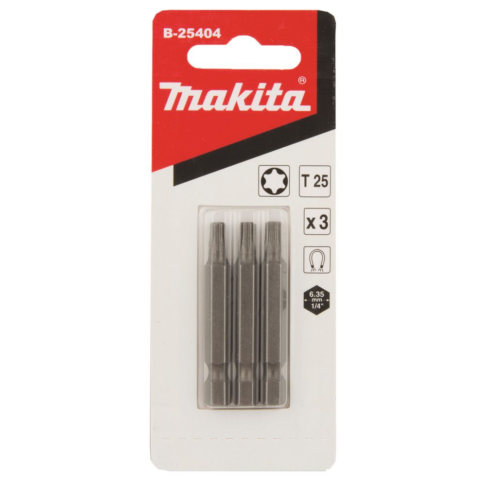 Насадка Makita T25, 50 мм, E-form (MZ), 3 шт., B-25404