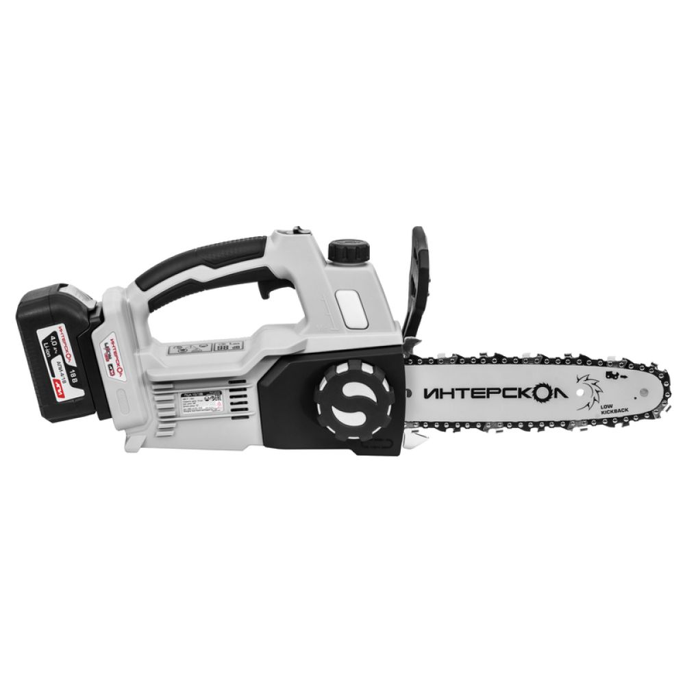 Аккумуляторная цепная пила ИНТЕРСКОЛ ПЦА-10/18В, 18 В, 25.4 см, 10 м/с, без АКБ и ЗУ (696.1.0.70)