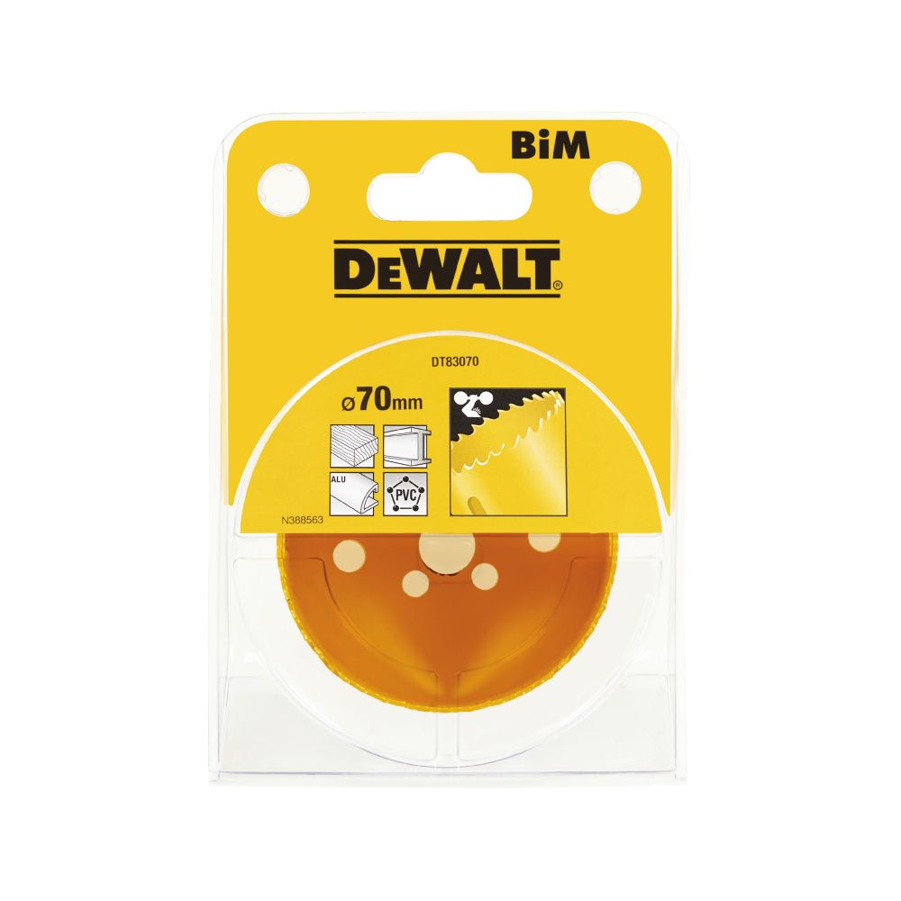 Коронка биметаллическая DEWALT DT83070, M3 70 x 46 мм