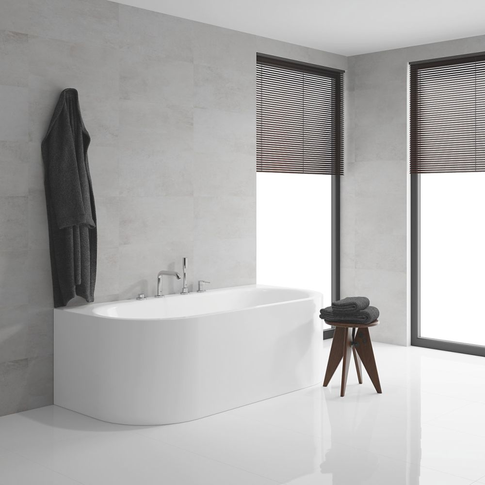 Смеситель для ванны GROHE Essence на 4 отверстия, на край ванны, хром (19578001)