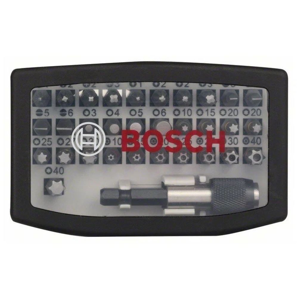 Набор бит Bosch Extra Hard с цветовой кодировкой, 32 шт. (2.607.017.319)