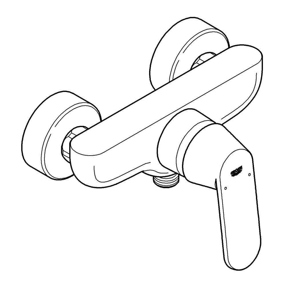 Смеситель для душа GROHE Eurosmart Cosmopolitan, хром (32837000/U), уцененный товар