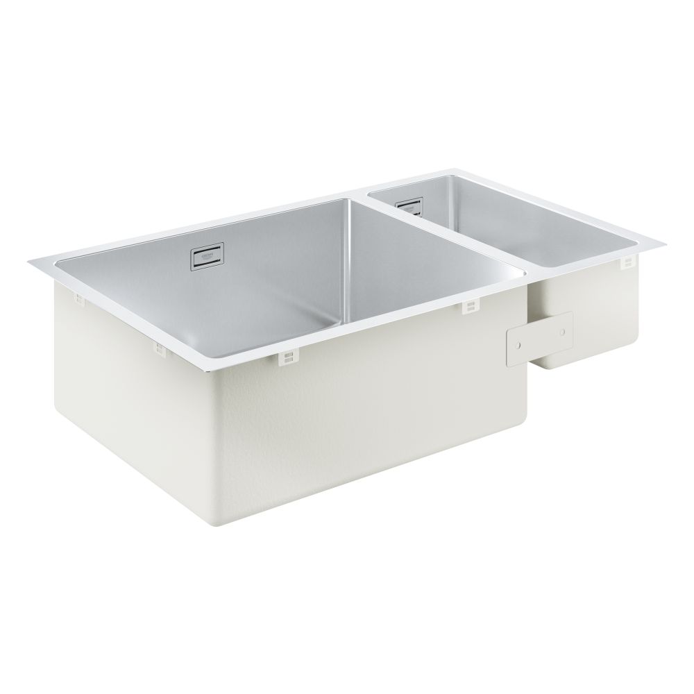 Мойка GROHE K700U 80-S 76/45 с 1.5 чашами, нержавеющая сталь (31575SD1)
