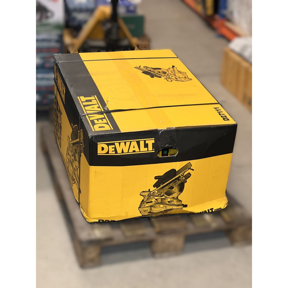 Комбинированная торцовочная пила DEWALT D27111, 1500 Вт, 305 мм, 2950 об/мин, (УЦЕНЕННЫЙ ТОВАР) (D27111-QS/U3)