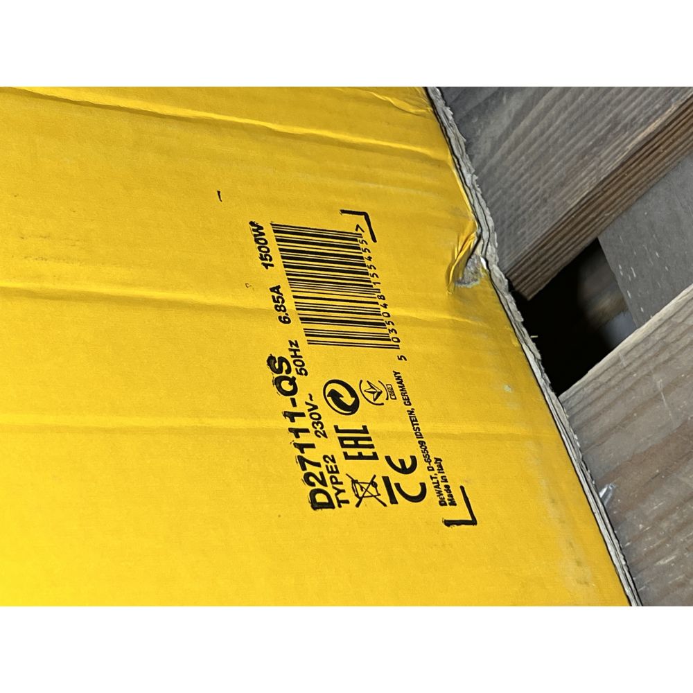 Комбинированная торцовочная пила DEWALT D27111, 1500 Вт, 305 мм, 2950 об/мин, (УЦЕНЕННЫЙ ТОВАР) (D27111-QS/U3)