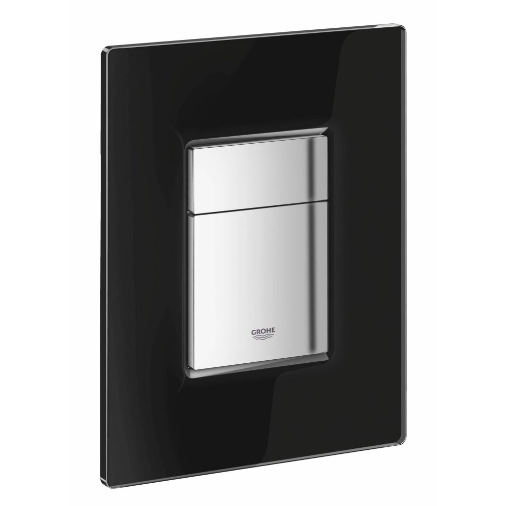 Панель смыва для унитаза GROHE Skate Cosmopolitan Glass, 3 режима, черный бархат (38845KS0)