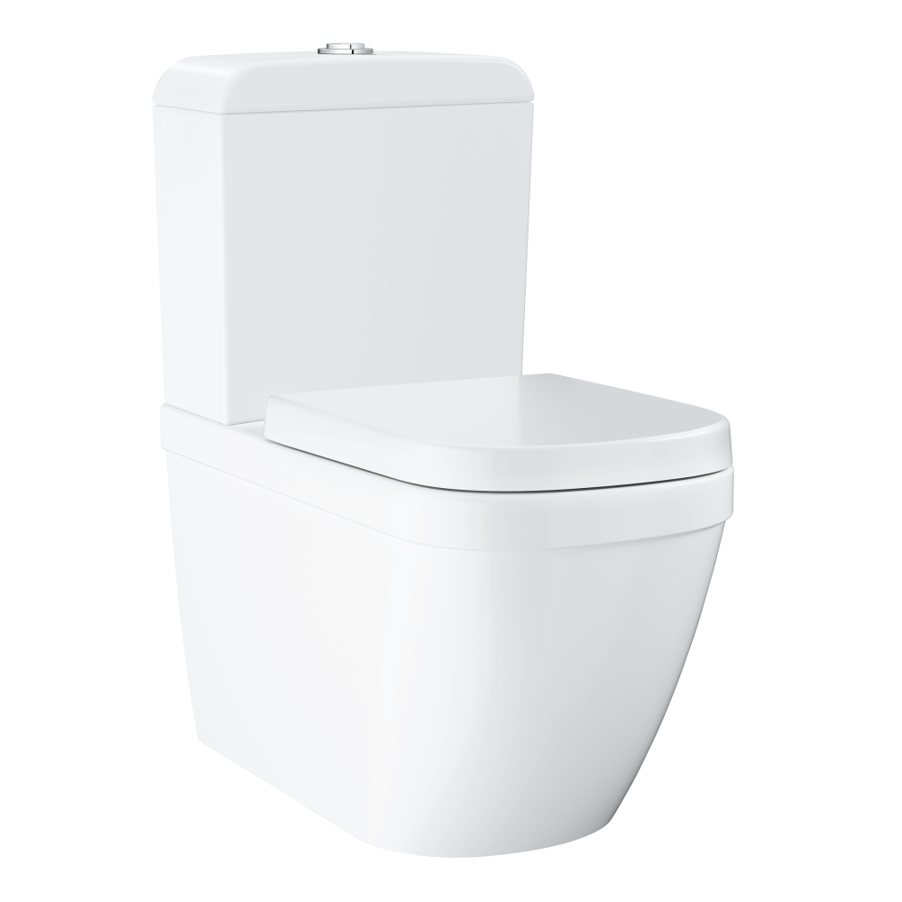 Напольный унитаз GROHE Euro Ceramic с сиденьем, альпин-белый (NW0357)