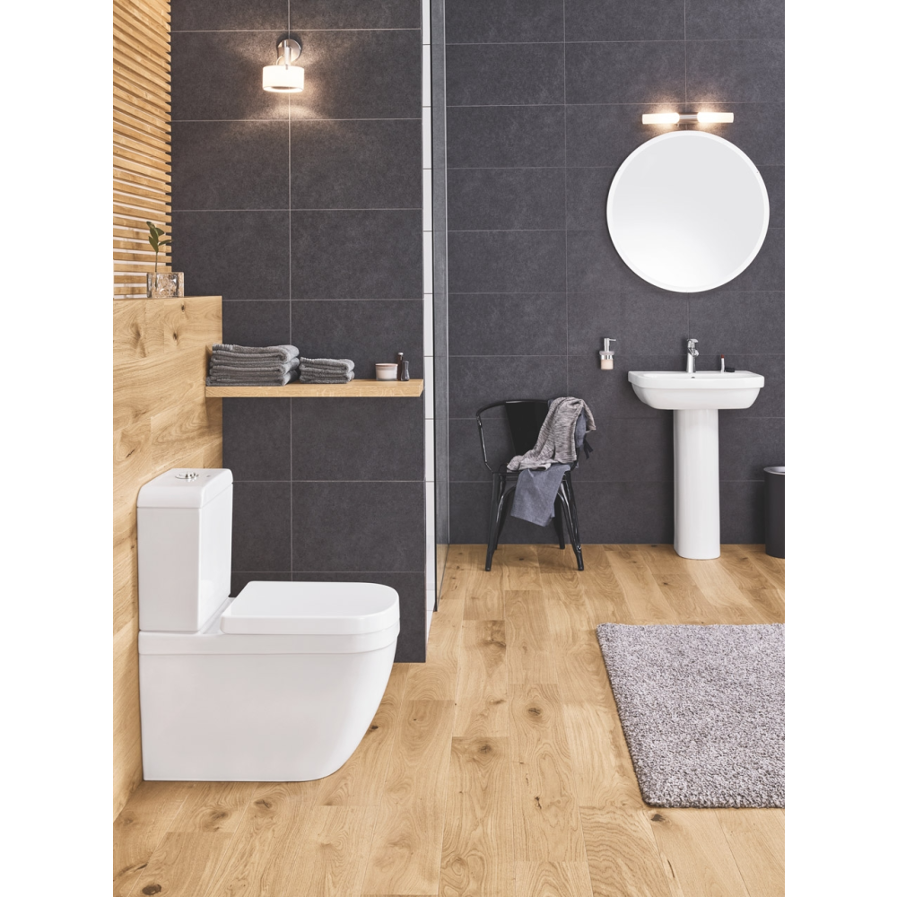 Напольный унитаз GROHE Euro Ceramic с сиденьем, альпин-белый (NW0357)