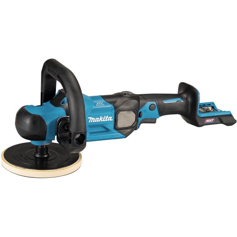 Аккумуляторная полировальная машина Makita PV001GZ, 40 В, 180 мм, 2200 об/мин, без АКБ и ЗУ
