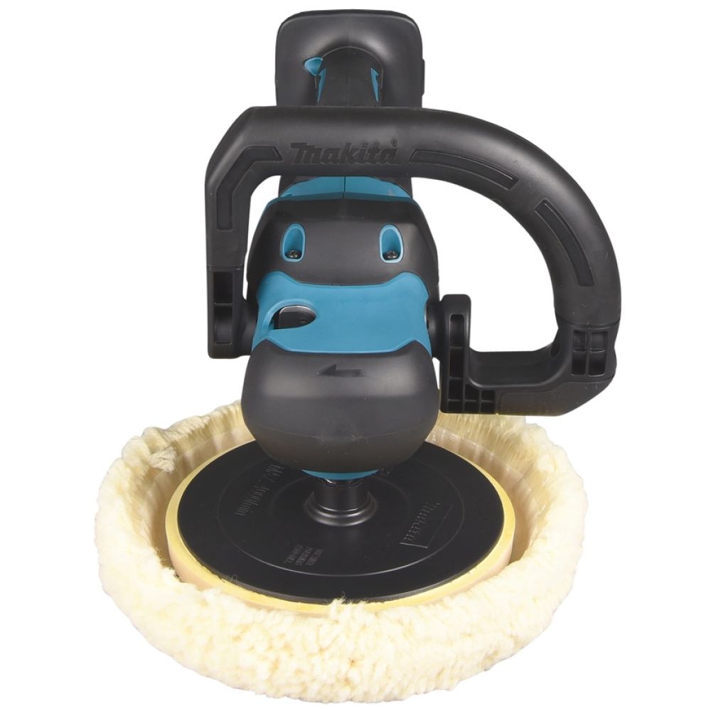 Аккумуляторная полировальная машина Makita PV001GZ, 40 В, 180 мм, 2200 об/мин, без АКБ и ЗУ