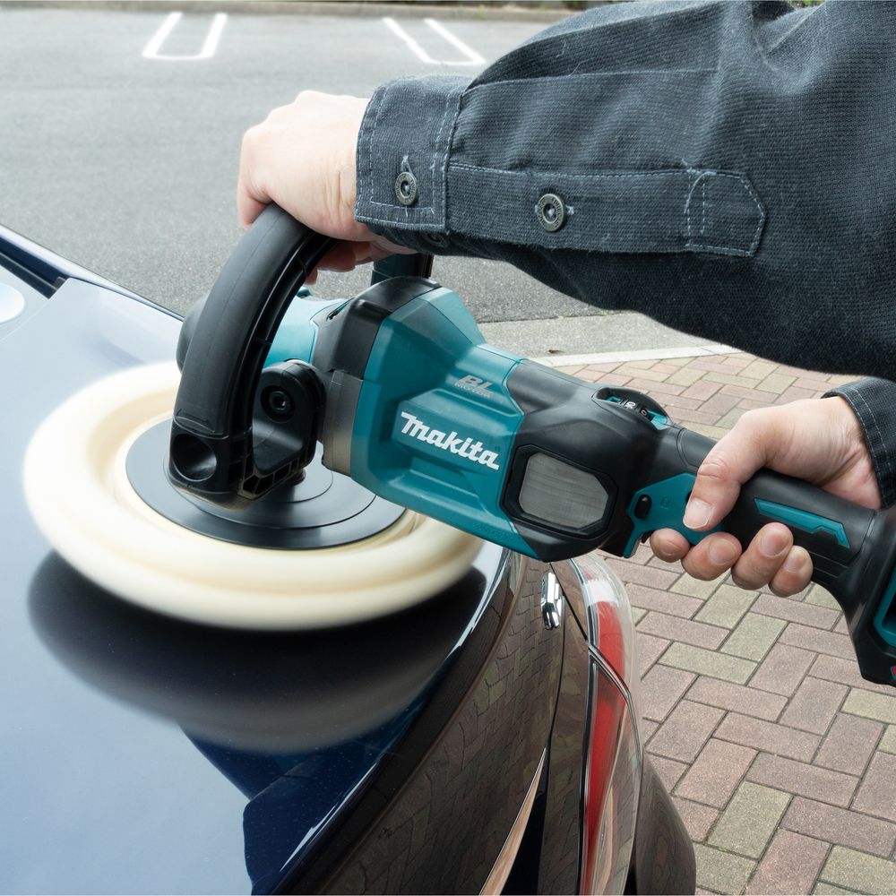 Аккумуляторная полировальная машина Makita PV001GZ, 40 В, 180 мм, 2200 об/мин, без АКБ и ЗУ