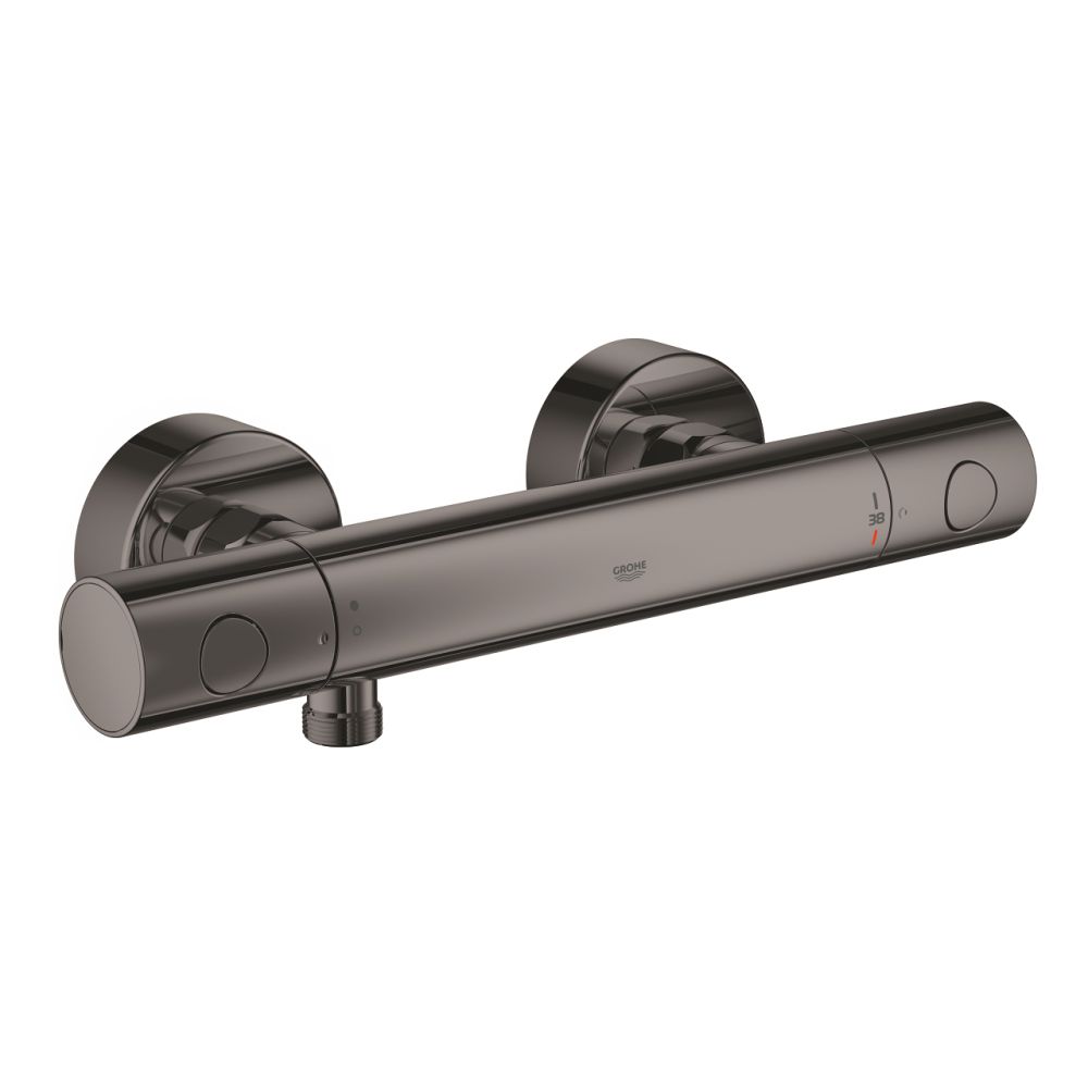Термостат для душа GROHE Grohtherm 1000 Cosmopolitan, темный графит глянцевый (34065A02)