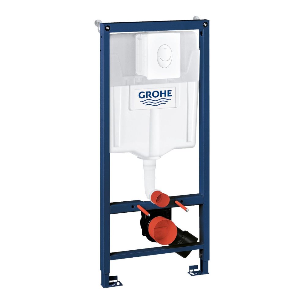 Комплект инсталляции для унитаза GROHE Rapid SL 3 в 1 с панелью смыва Skate Air, альпин-белый (38722001)