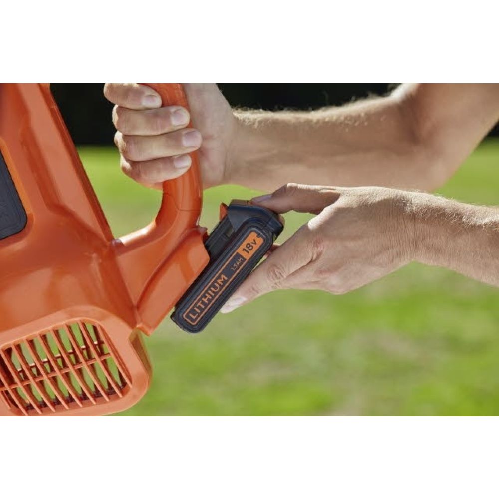 Воздуходув аккумуляторный BLACK+DECKER BCBL200B, 18 Вольт, без аккумулятора и ЗУ