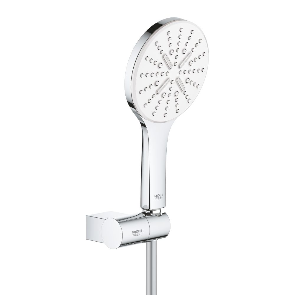 Душевой набор GROHE Rainshower SmartActive 130, 3 режима, 1500 мм, 9,5 л/мин, белая луна (26580LS0)