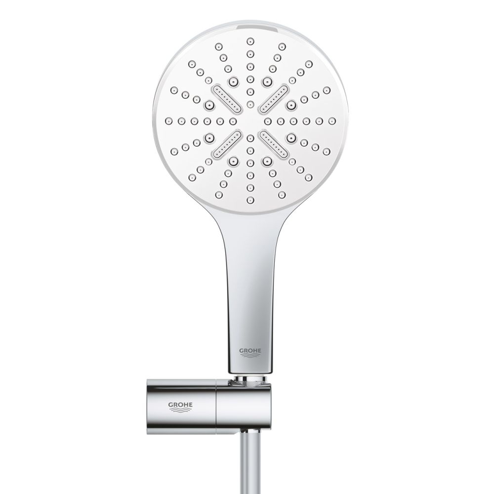 Душевой набор GROHE Rainshower SmartActive 130, 3 режима, 1500 мм, 9,5 л/мин, белая луна (26580LS0)