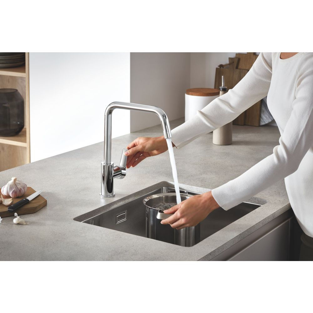 Смеситель для кухни GROHE Eurosmart, хром (30567000)