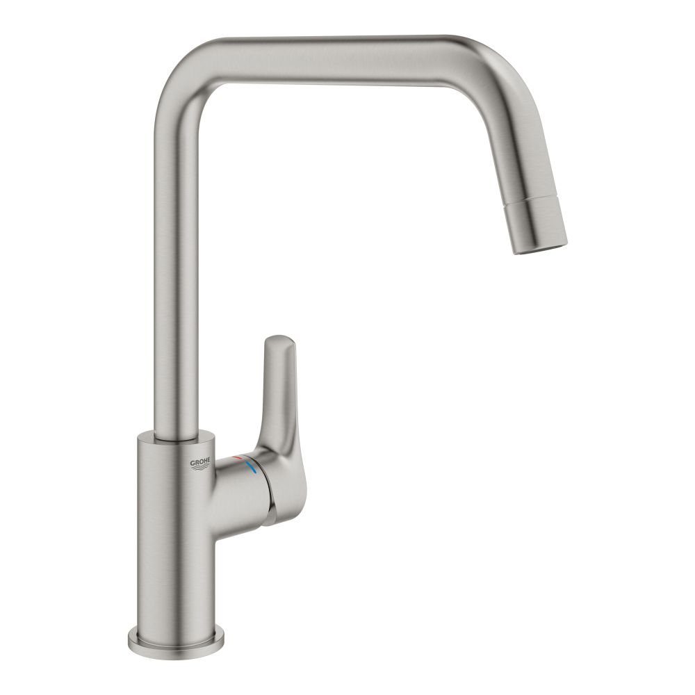 Смеситель для кухни GROHE Eurosmart, суперсталь (30567DC0)