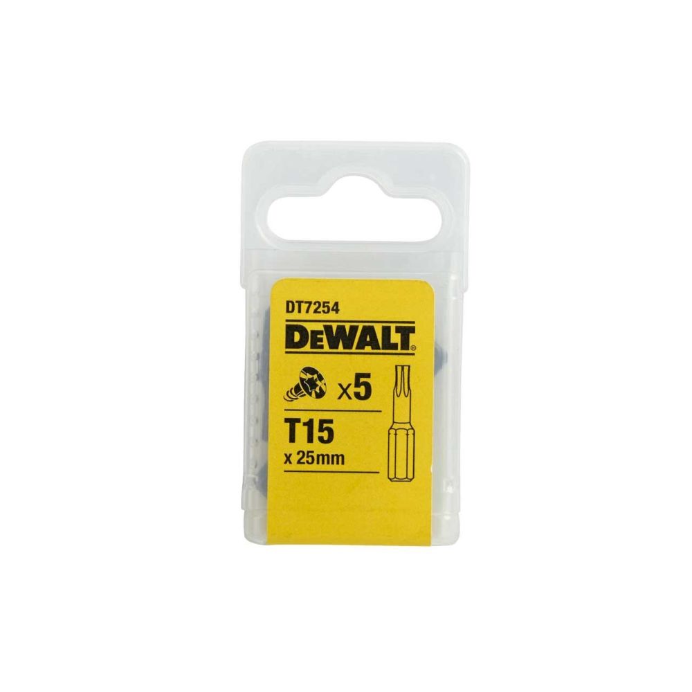 Биты DEWALT DT7254, T15 x 25 мм, 5 шт.