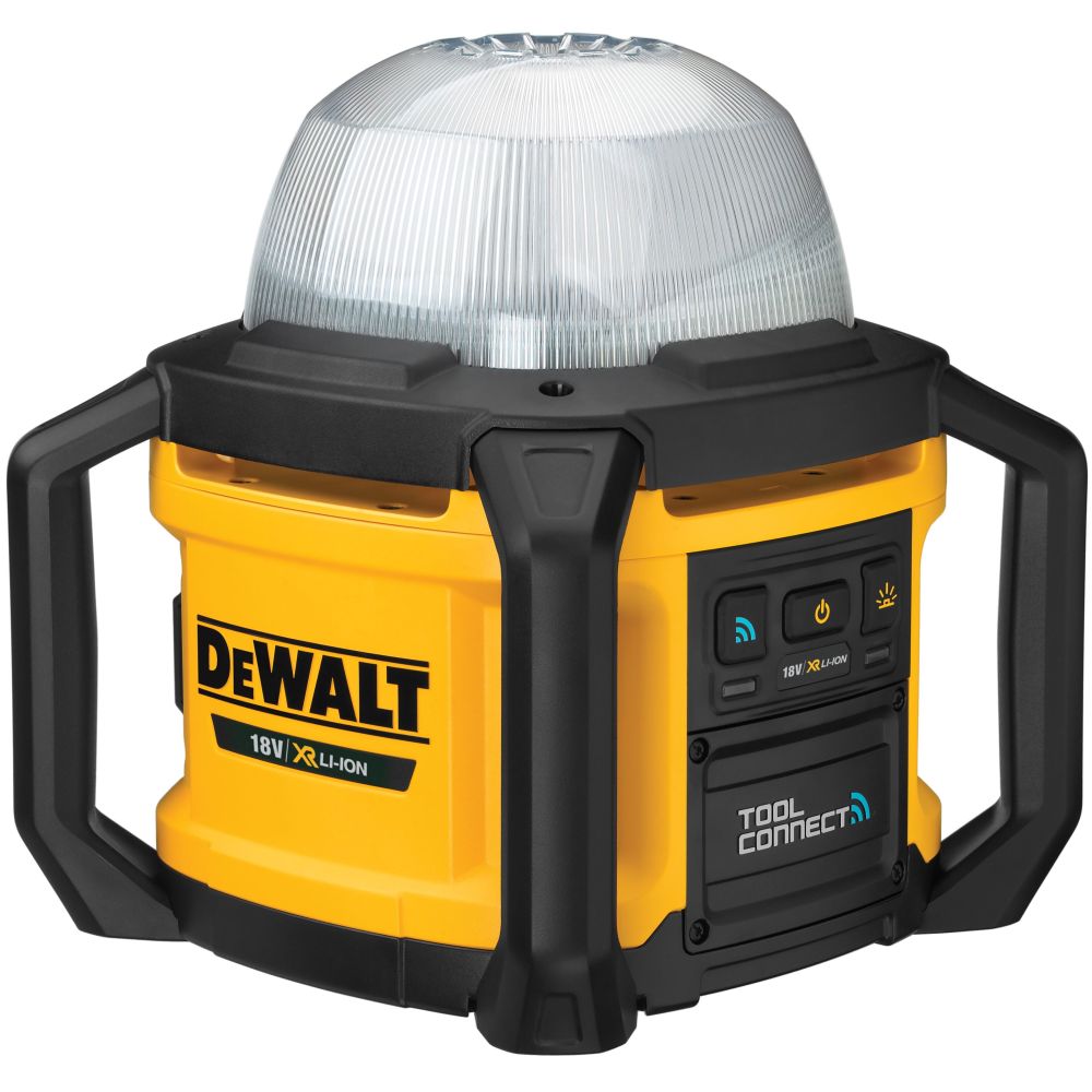 Аккумуляторный фонарь DEWALT DCL074P1, 18 В, 5000 лм, с АКБ 5 Ач и ЗУ (DCL074P1-XJ)