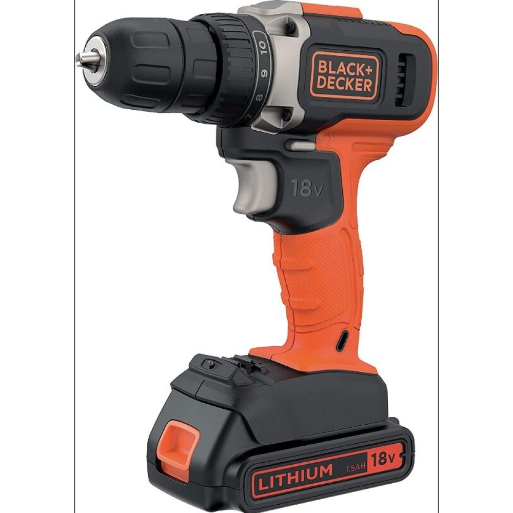 Аккумуляторная дрель BLACK+DECKER BCD002C2K-QW