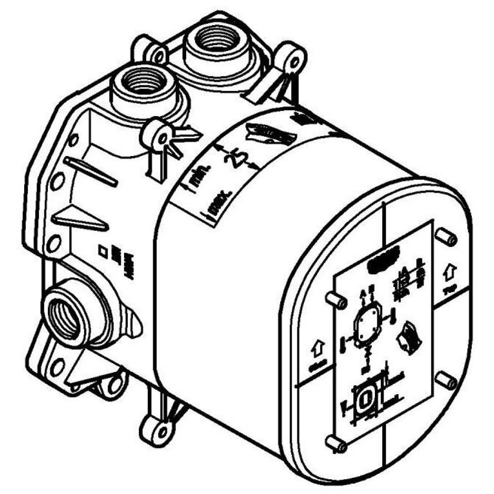 Встраиваемая часть термостата для ванны GROHE Rapido T для Grohtherm Special/Grohtherm F (35500000)