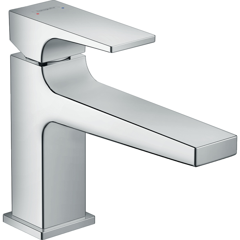 Смеситель для раковины hansgrohe Metropol 100 с донным клапаном Push-Open 32502000, хром
