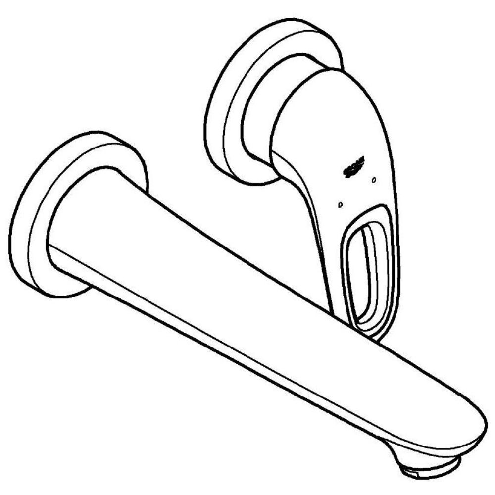 Внешняя часть смесителя для раковины GROHE Eurostyle, M-Size, хром (19571003)