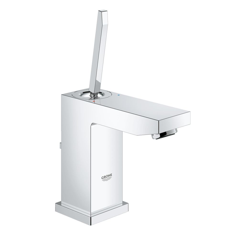 Смеситель для раковины GROHE Eurocube Joy с донным клапаном, S-size, хром (23654000)