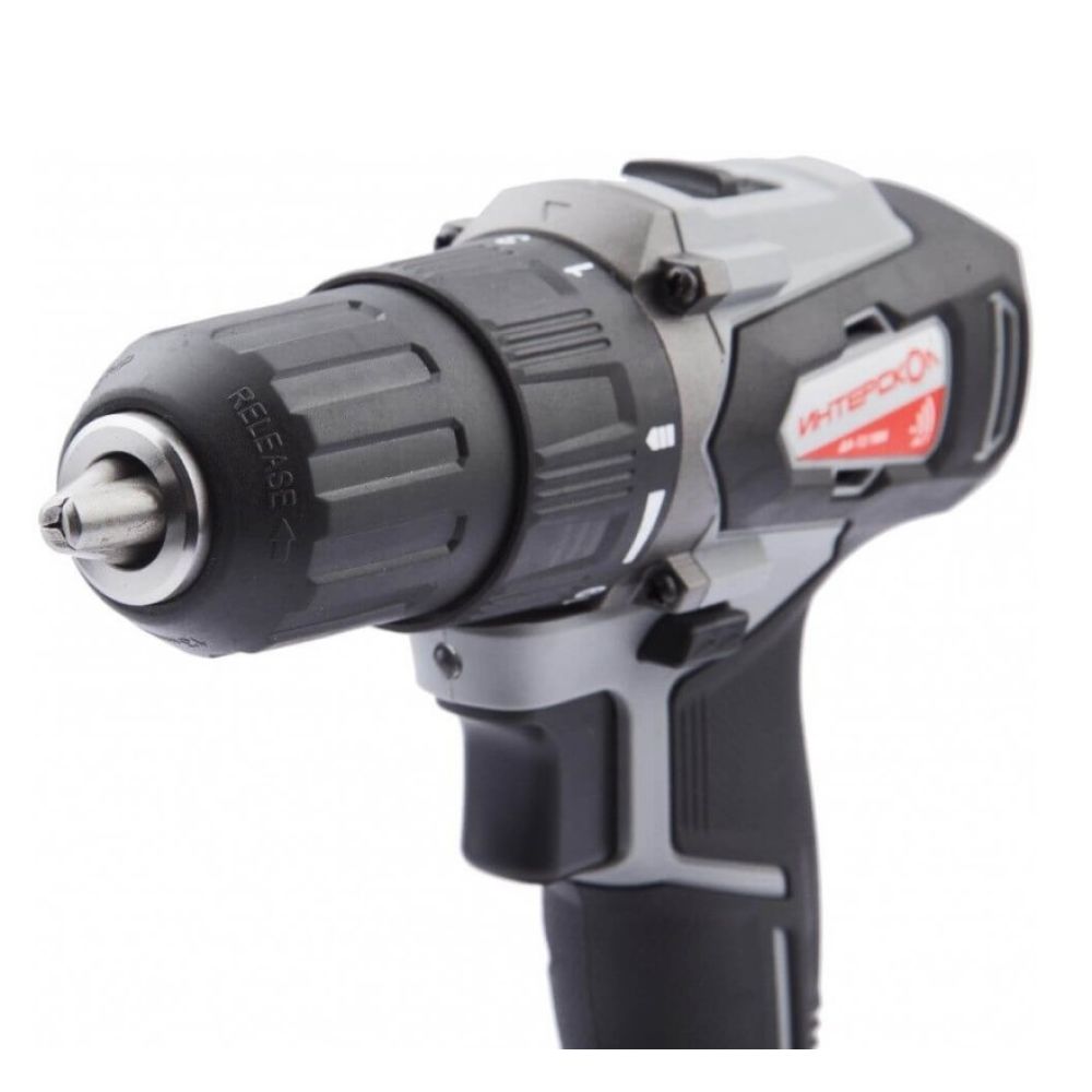 Аккумуляторная дрель-шуруповерт ИНТЕРСКОЛ ДА-13/18ВК 45, 18 В, 1700 об/мин, с 2 АКБ 2 Ач и ЗУ, в кейсе (575.2.2.70)