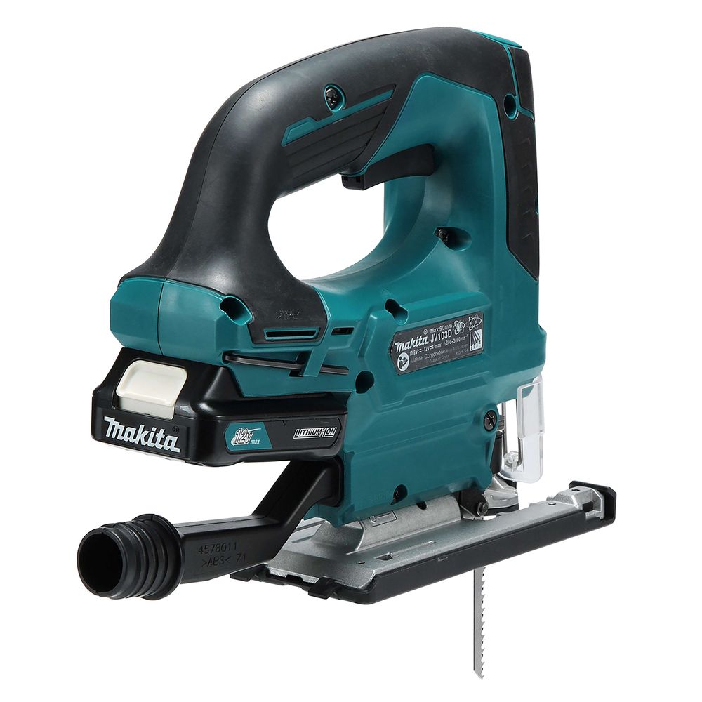 Аккумуляторный лобзик Makita JV103DZ, 10.8 В, 3000 ход/мин, 23 мм, без АКБ и ЗУ