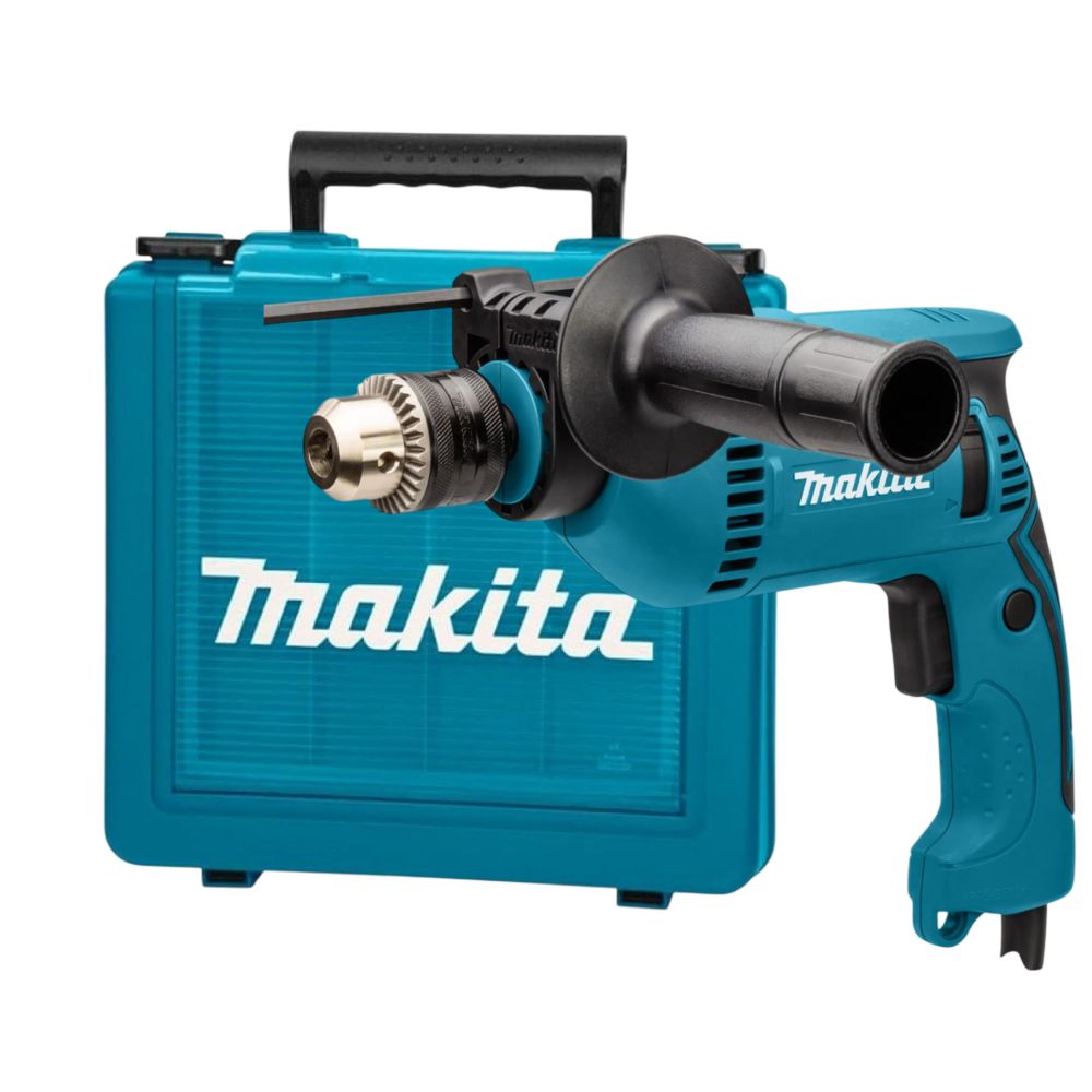 Дрель Makita HP1640K, 680 Вт, 2800 об/мин, 44800 уд/мин