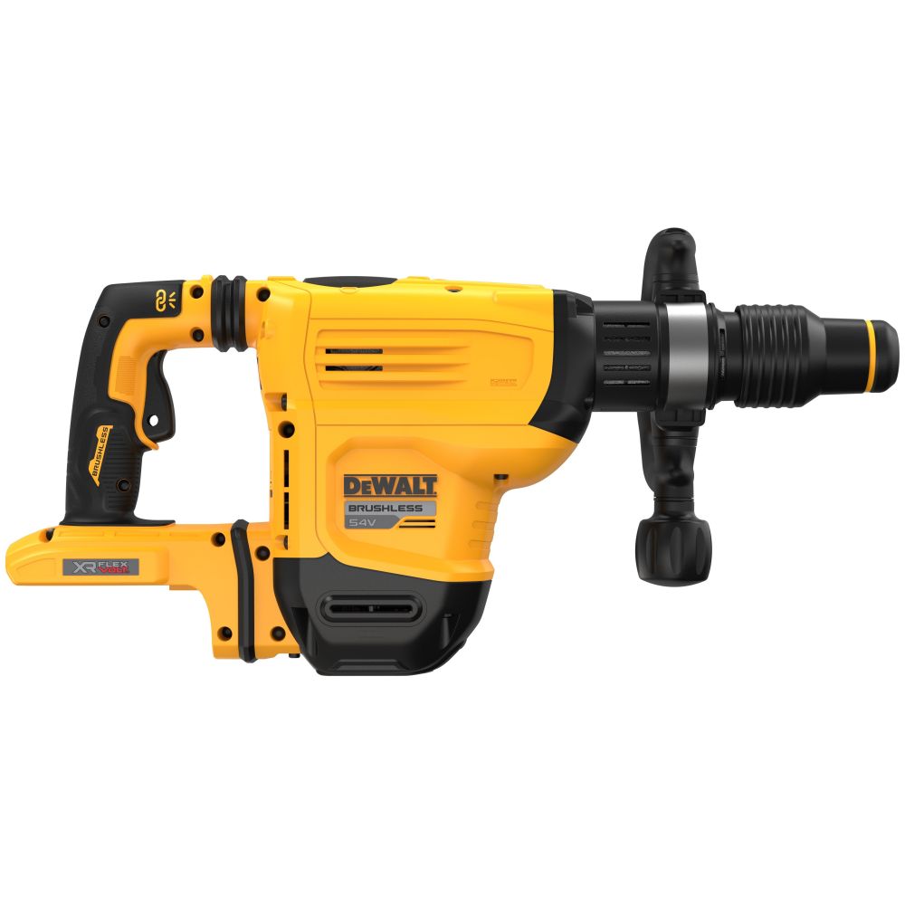 Аккумуляторный отбойный молоток DEWALT DCH832N, 54 В, 10.5 Дж, 2900 уд/мин, без АКБ и ЗУ, в кейсе (DCH832N-XJ)