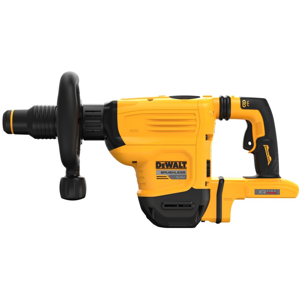 Аккумуляторный отбойный молоток DEWALT DCH832N, 54 В, 10.5 Дж, 2900 уд/мин, без АКБ и ЗУ, в кейсе (DCH832N-XJ)