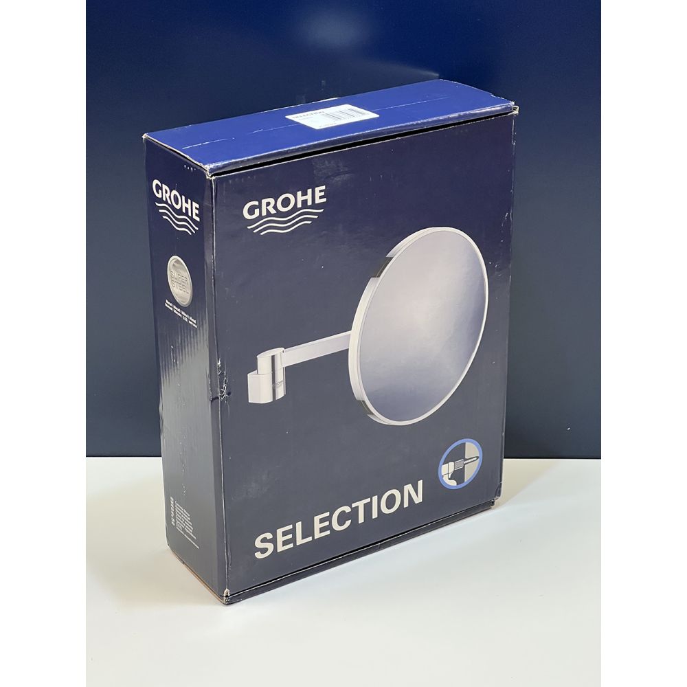 Косметическое зеркало GROHE Selection, суперсталь (41077DC0/U), уцененный товар