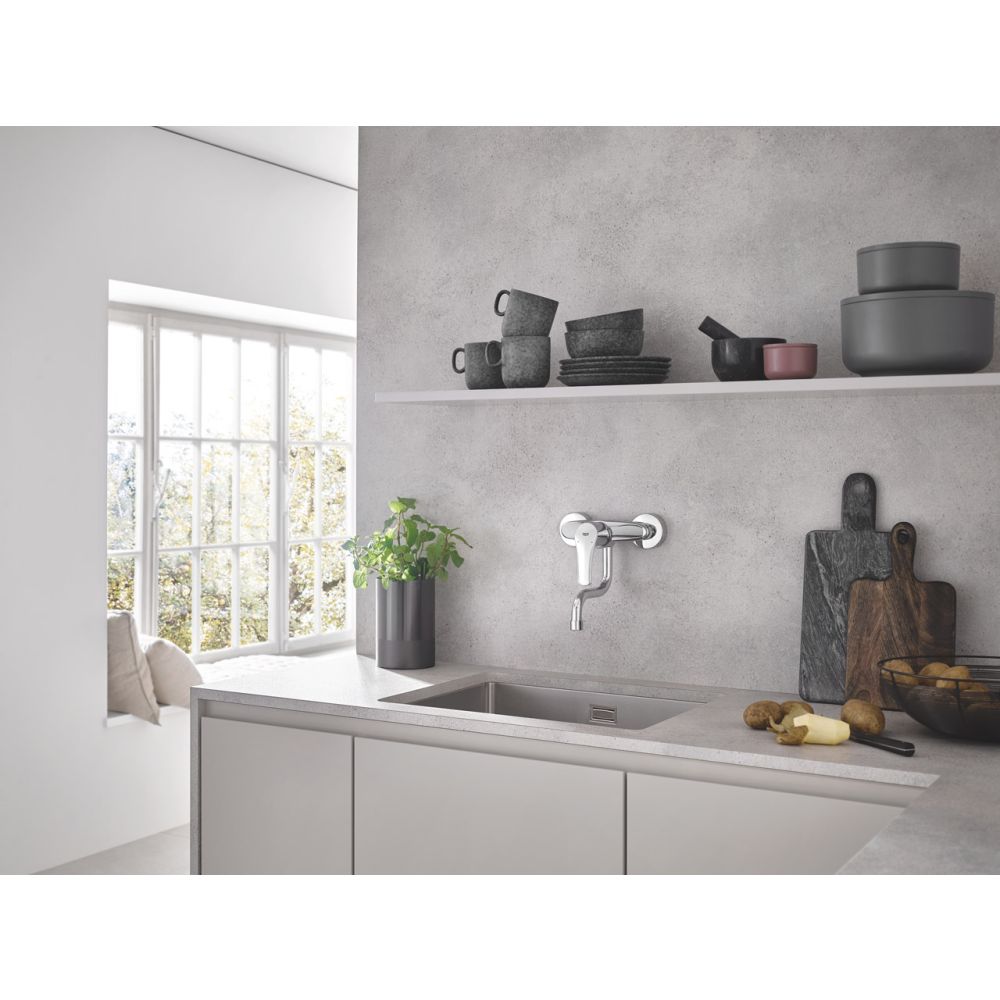 Смеситель для кухни GROHE Eurosmart, хром (31509003)