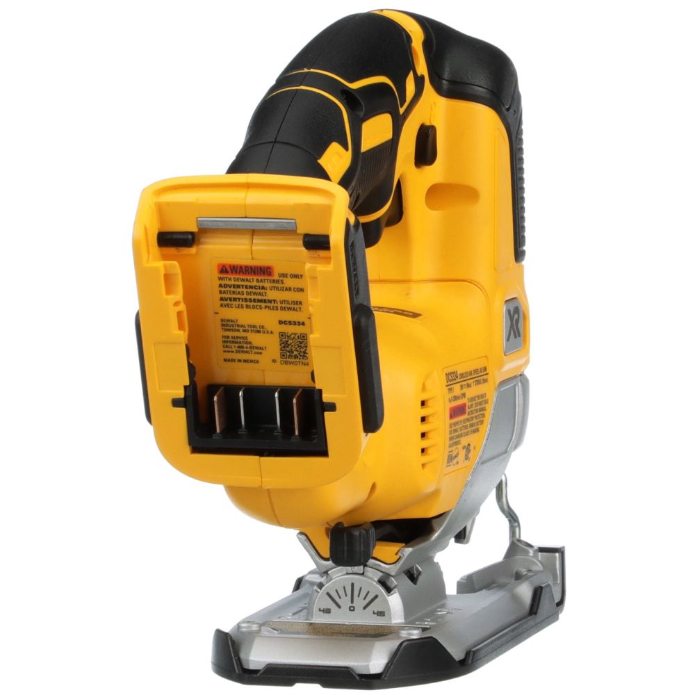 Аккумуляторный лобзик DEWALT DCS334BP1, 20 В, 3200 ход/мин, 26 мм, с АКБ 5 Ач и ЗУ (DCS334BP1-XJ)