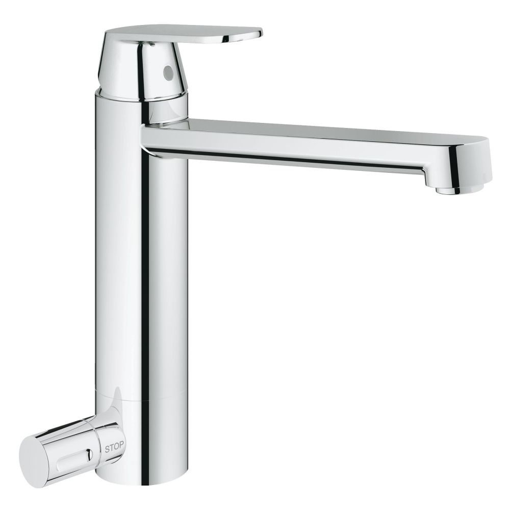 Смеситель для кухни GROHE Eurosmart Cosmopolitan с запорным вентилем, хром (30195000)